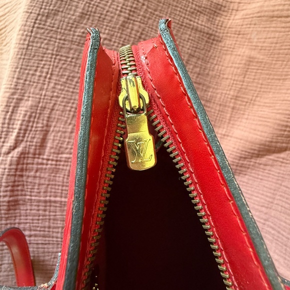 Louis Vuitton Saint Jacques GM bag & wallet in red EPI leather - Picture 9 of 16